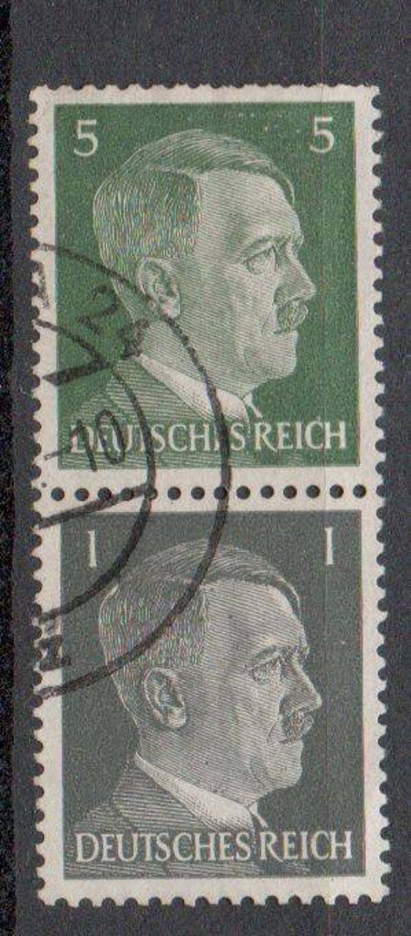 Deutsches Reich Zusammendruck Nr. S270 gestempelt/ o
