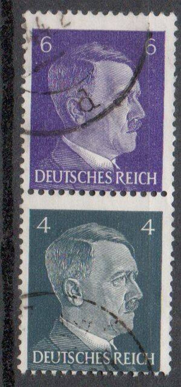 Deutsches Reich Zusammendruck Nr. S292a gestempelt/ o