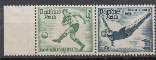 Deutsches Reich Zusammendruck Nr. W105 postfrisch/ **