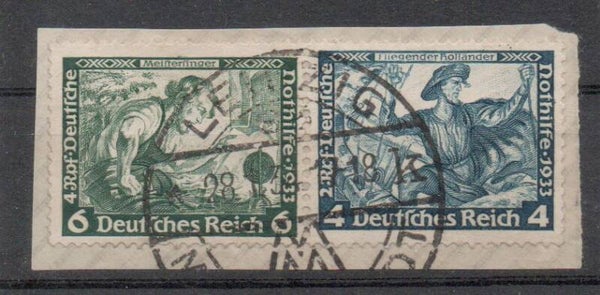 Deutsches Reich Zusammendruck Nr. W47 gestempelt/ o