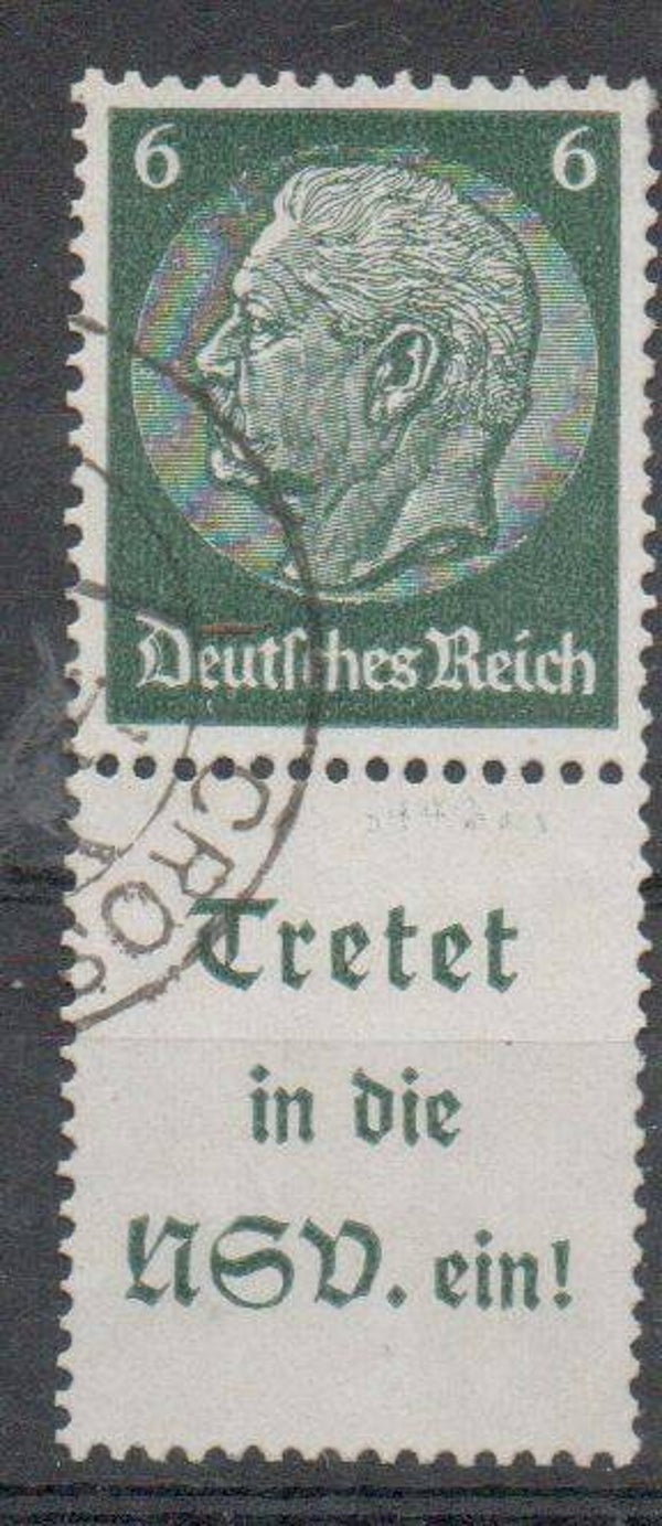 Deutsches Reich Zusammendruck Nr. S193 gestempelt/ o