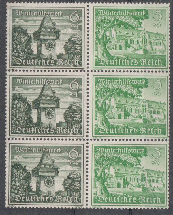 Deutsches Reich Zusammendruck Nr. W136 postfrisch/ **