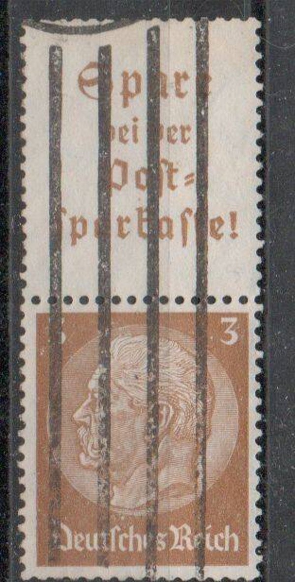 Deutsches Reich Zusammendruck Nr. S175 gestempelt/ o