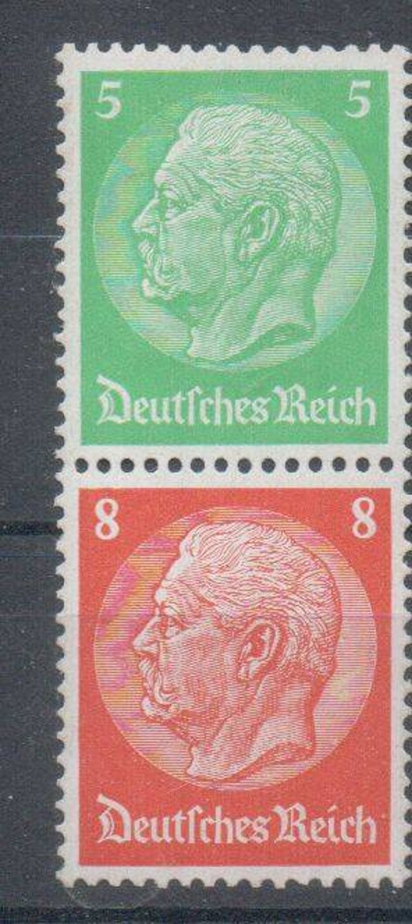 Deutsches Reich Zusammendruck Nr. S119 ungebraucht/ *