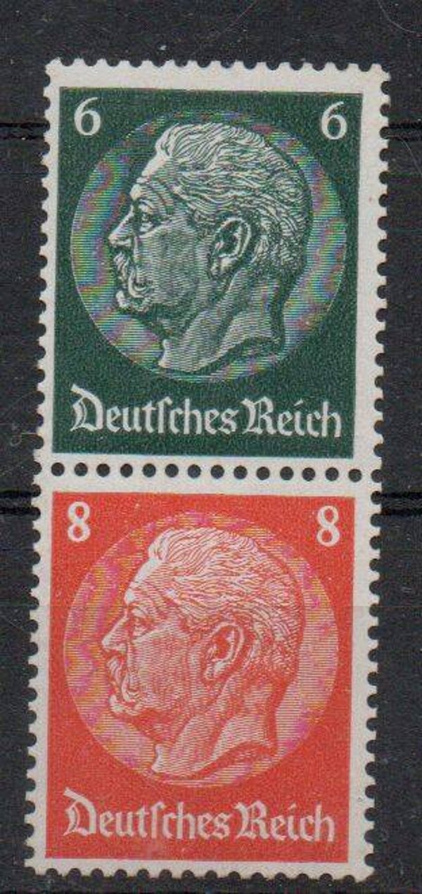 Deutsches Reich Zusammendruck Nr. S 159 postfrisch/ **