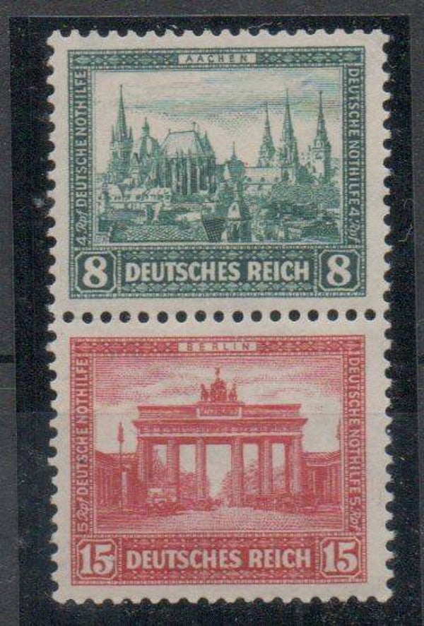 z54- Deutsches Reich Zusammendruck ZD Nr. S 76 ungebraucht/ *