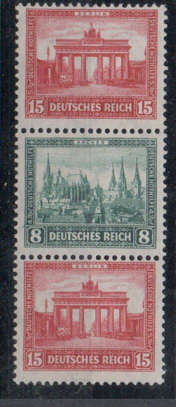 z57- Deutsches Reich Zusammendruck ZD Nr. S 77 ungebraucht/ *