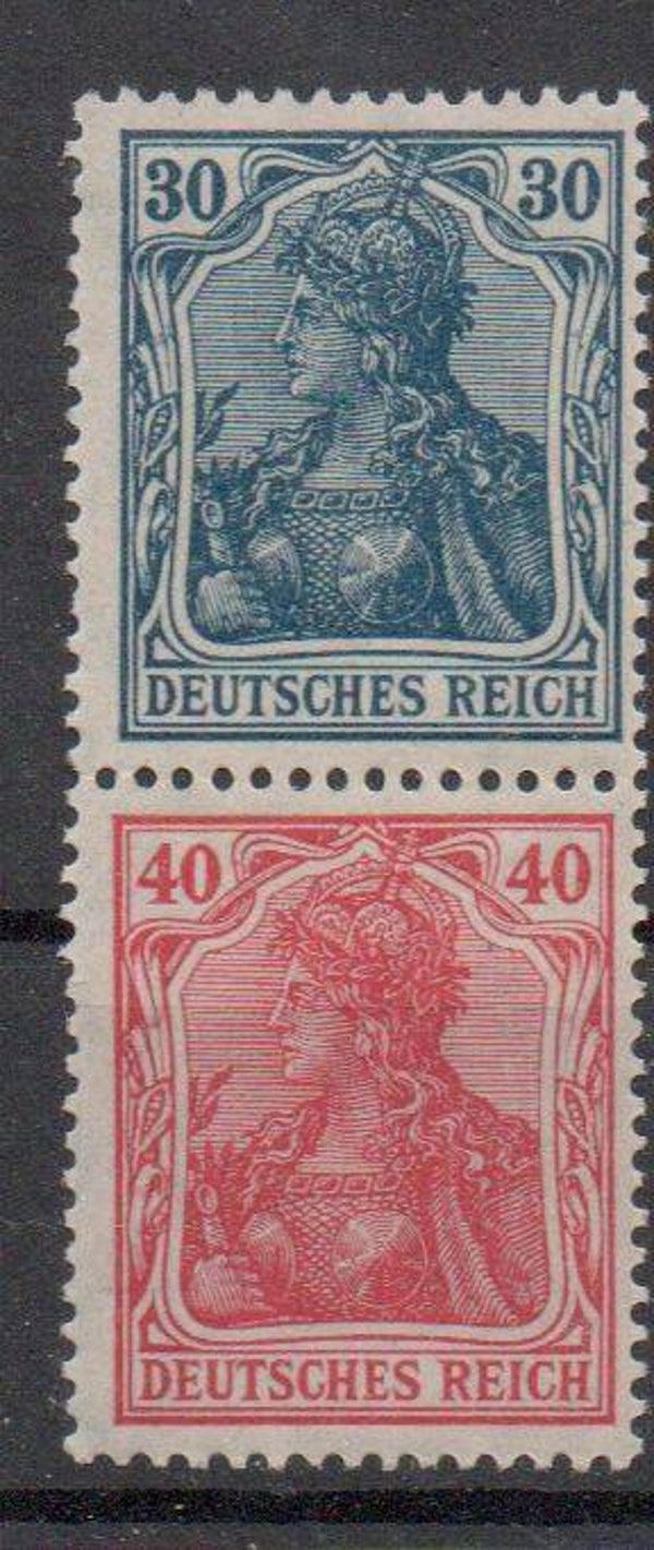 Deutsches Reich Zusammendruck Nr. S19 postfrisch/ **