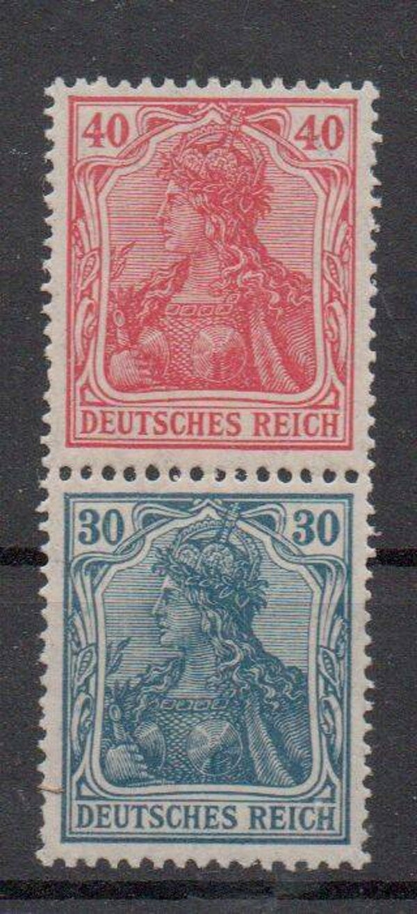 Deutsches Reich Zusammendruck Nr. S21 postfrisch/ **