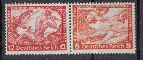 Deutsches Reich Zusammendruck Nr. W55 ungebraucht/ *