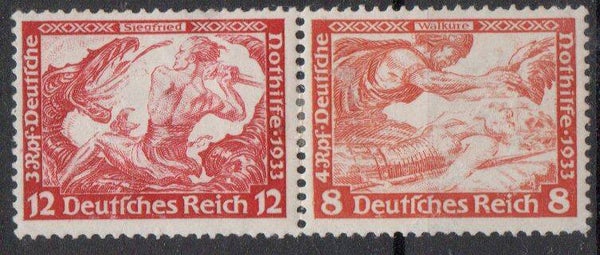 Deutsches Reich Zusammendruck Nr. W55 ungebraucht/ *