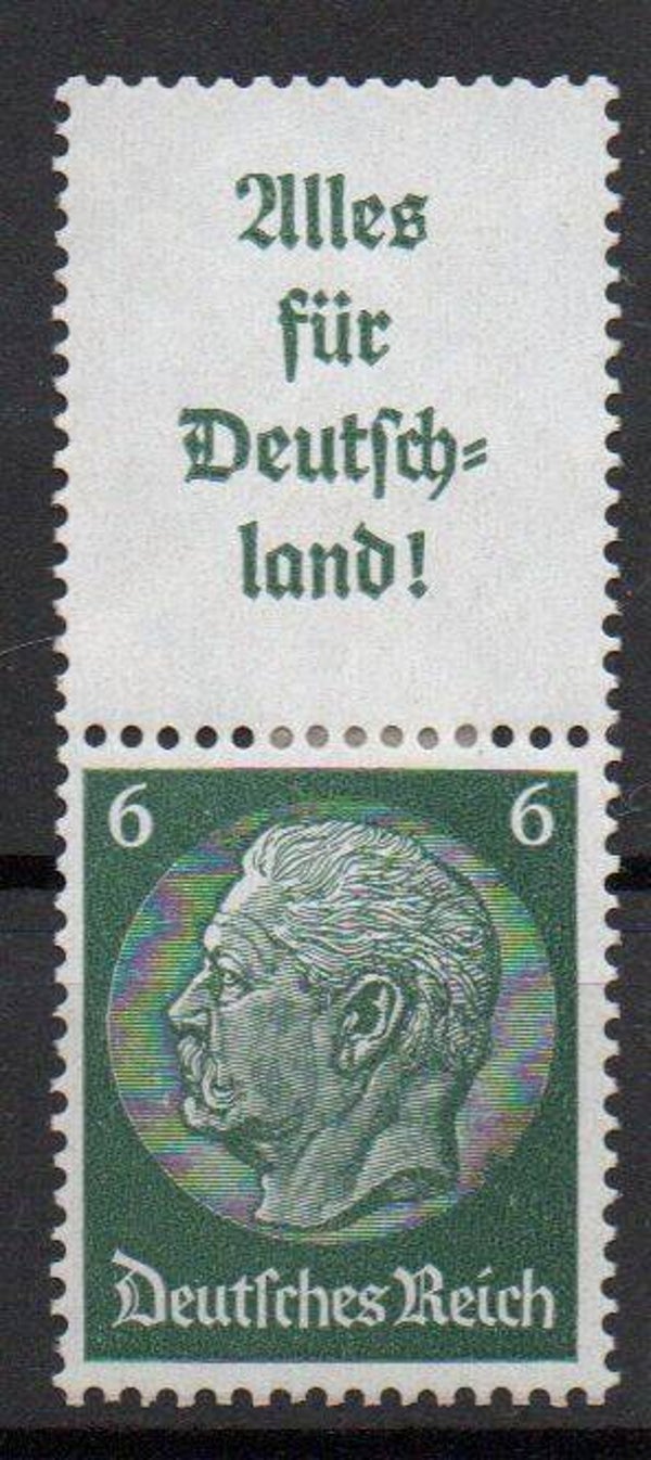 z64- Deutsches Reich Zusammendruck ZD Nr. S 139 ungebraucht/ *