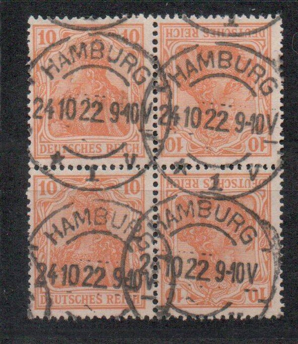 Deutsches Reich Zusammendruck Nr. K1 gestempelt/ o
