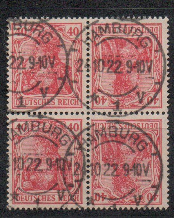 z652a- Deutsches Reich Zusammendruck Nr. K3a gestempelt/ o