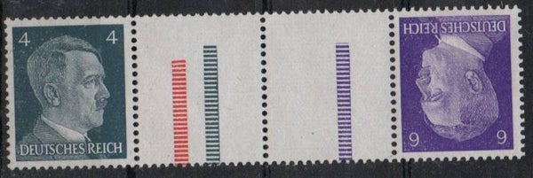Deutsches Reich Zusammendruck ZD Nr. KZ 39.2 ungebraucht/ *