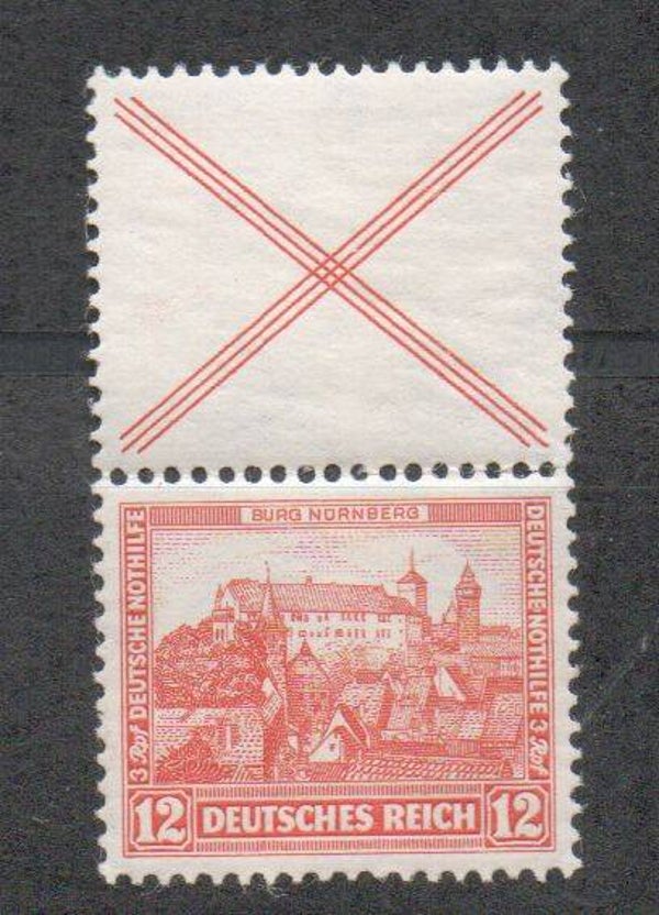 Deutsches Reich Zusammendruck Nr. S100 ungebraucht/ *