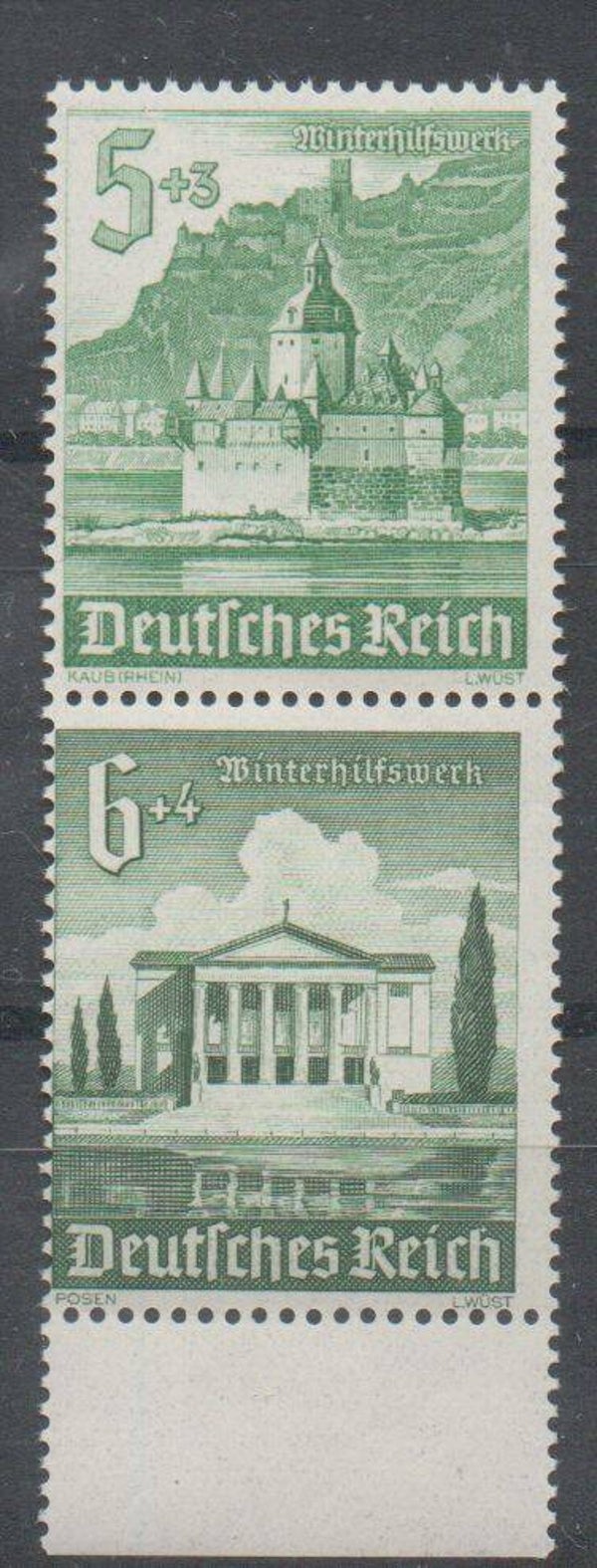 Deutsches Reich Zusammendruck Nr. S258 postfrisch/ **