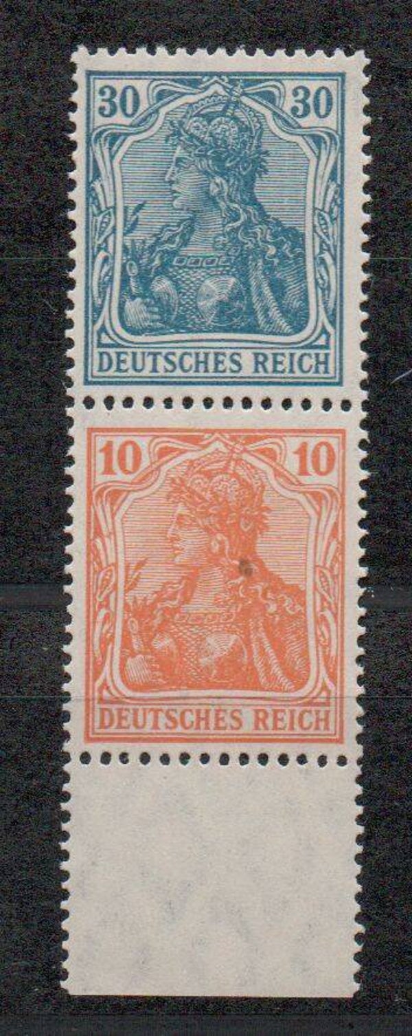 Deutsches Reich Zusammendruck Nr. S17 postfrisch/ **