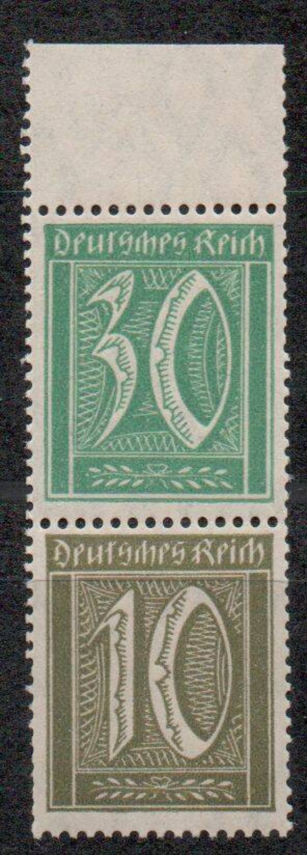 Deutsches Reich Zusammendruck Nr. S33 postfrisch/ **