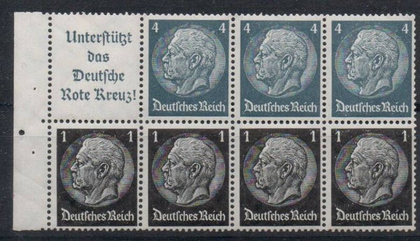 Deutsches Reich Zusammendruck H-Blatt 98 B postfrisch/ **