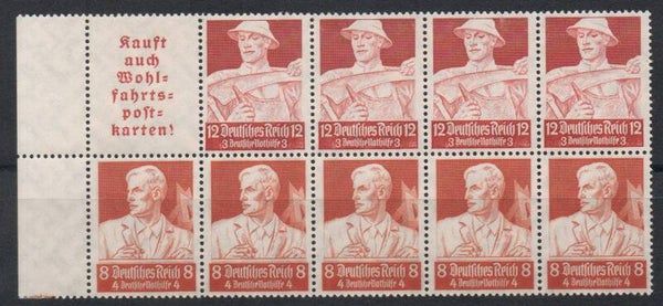 Deutsches Reich Zusammendruck S225 + S229 + W101 postfrisch/ **