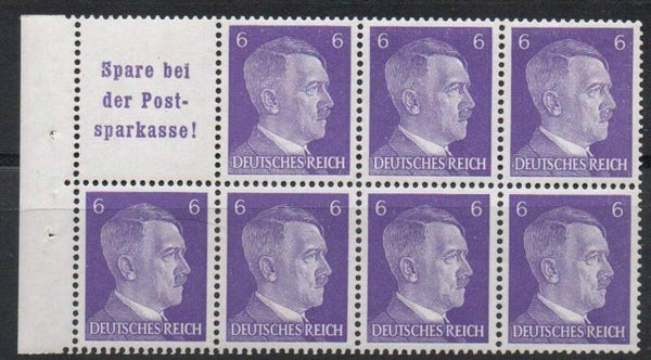 Deutsches Reich Zusammendruck H-Blatt 120 postfrisch/ **