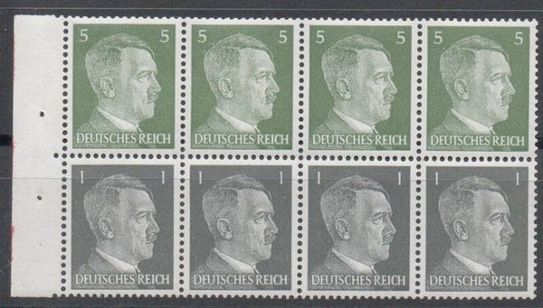 Deutsches Reich Zusammendruck H-Blatt 117 postfrisch/ **