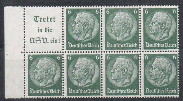 Deutsches Reich Zusammendruck H-Blatt 96 postfrisch/ **