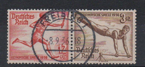z70- Deutsches Reich Zusammendruck ZD Nr. W 105 gestempelt/ o