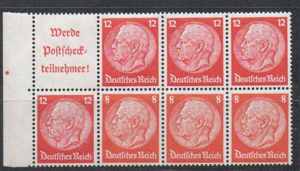 Deutsches Reich Zusammendruck H-Blatt 97 postfrisch/ **