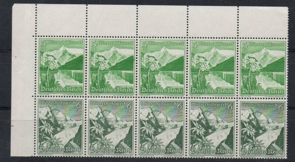 Deutsches Reich Zusammendruck H-Blatt 111 B1 postfrisch/ **