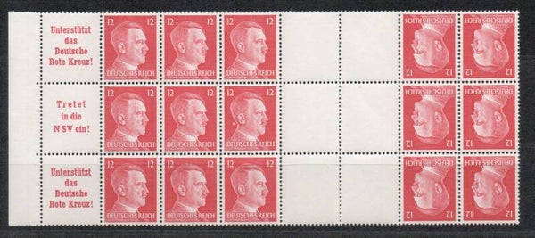 Deutsches Reich Zusammendruck aus MHB 72 postfrisch/ **