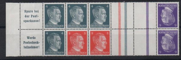 Deutsches Reich Zusammendruck H- Blatt 119 +KZ39 & KZ40 postfrisch/ **
