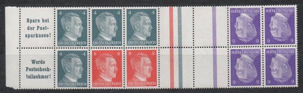 Deutsches Reich Zusammendruck H- Blatt 119 +KZ39 & KZ40 postfrisch/ **