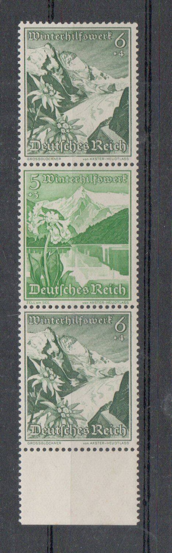 z73- Deutsches Reich Zusammendruck ZD Nr. S 248 UR postfrisch/ **