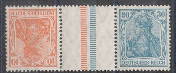 Deutsches Reich Zusammendruck Nr. KZ2.2 postfrisch/ **