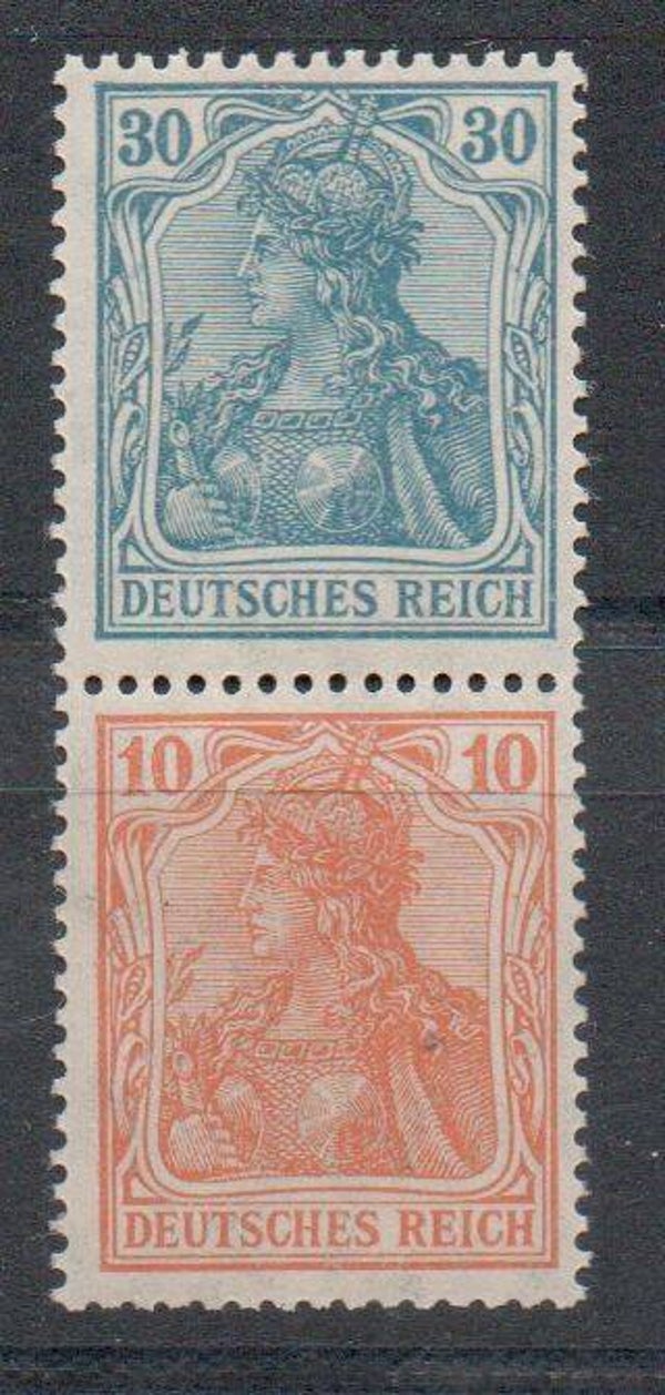 Deutsches Reich Zusammendruck Nr. S17 postfrisch/ **