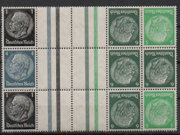 z76/ Deutsches Reich Zusammendruck KZ 35.2/KZ 36.2/ KZ 35.2 oder S188 */**/**/*