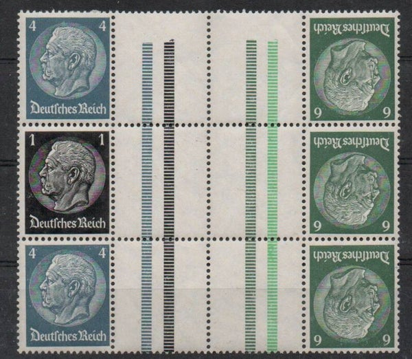 z77/ Deutsches Reich Zusammendruck KZ 36.2.2/KZ 35.2/ KZ 36.2 */**/**