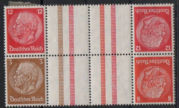 z80/ Deutsches Reich Zusammendruck KZ 23.3.1/KZ 34.2 */**