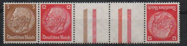 z81/ Deutsches Reich Zusammendruck KZ 23.3.2.2/ W80 ungebraucht/ *