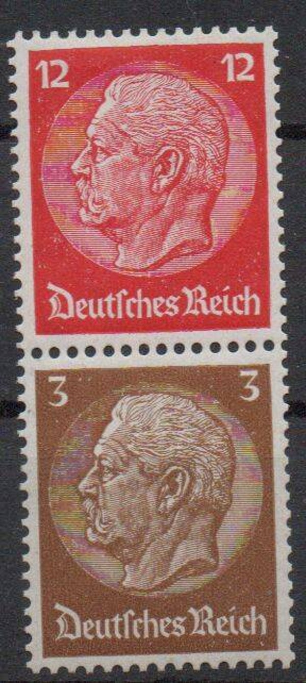 z87- Deutsches Reich Zusammendruck ZD Nr. S 179 ungebraucht/ *