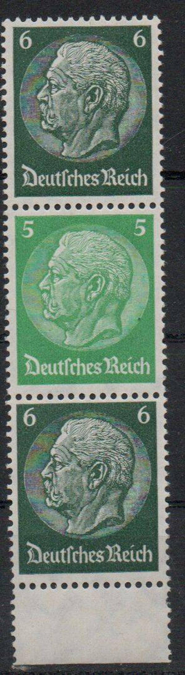 z9- Deutsches Reich Zusammendruck ZD Nr. S 190.1 ungebraucht/ *