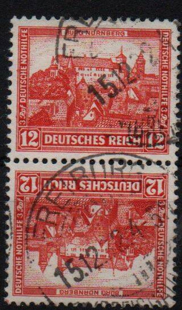 z91- Deutsches Reich Zusammendruck ZD Nr. SK 16 gestempelt/ o