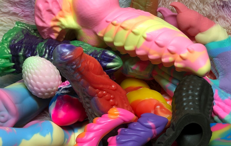 Mixed Platinum cure dildo makers