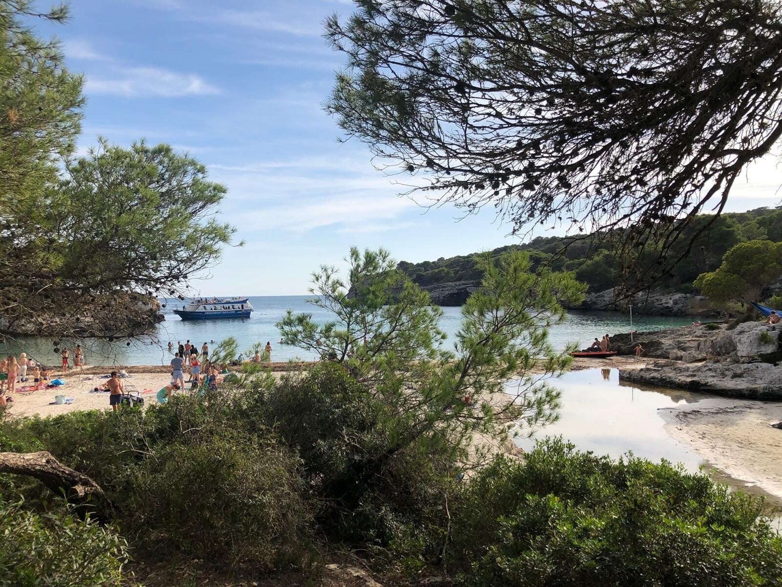 Cala en Turqueta la plage iconique de Minorque