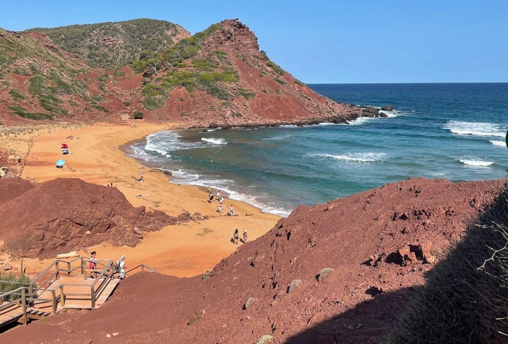 Cala Pilar, Ciutadella, Minorque, plage sauvage du nord