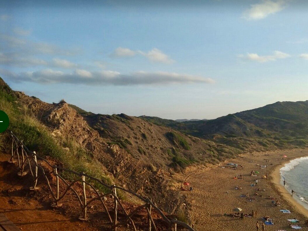 Cavalleria plage rouge nord de Minorque