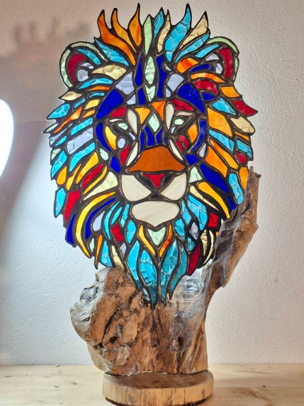 creation Lion multicolore
