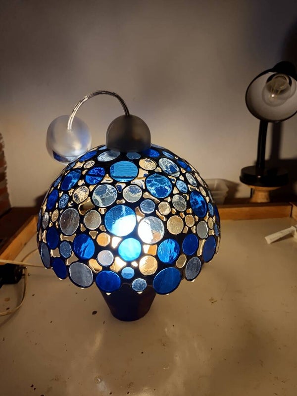 réf: 39 Lustre variation de bleus